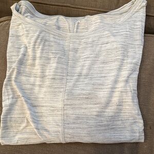 Athleta Light Gray Long Sleeve Top M